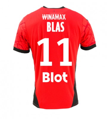 Stade Rennais Ludovic Blas #11 Hemmatröja 2024-25 Kortärmad